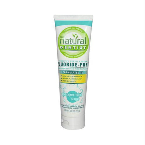 Natural Dentist Fluoride Free Toothpaste Pepperrmint Sage - 5 oz