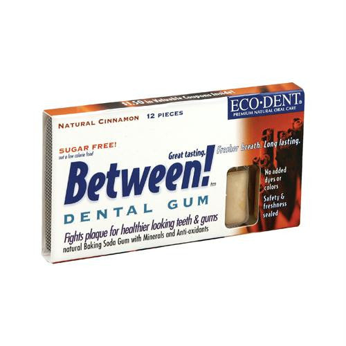 Eco-Dent Between Dental Gum - Cinnamon - Case of 12 - 12 Pack