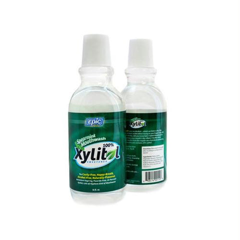 Epic Dental Spearmint Mouthwash - Xylitol Sweetened - 16 oz