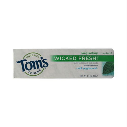 Toms of Maine Wicked Fresh Toothpaste Cool Peppermint - 4.7 oz - Case of 6