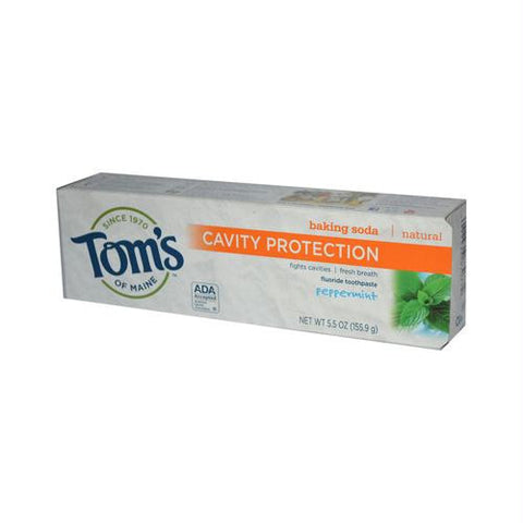 Toms of Maine Cavity Protection Toothpaste Peppermint - 5.5 oz - Case of 6