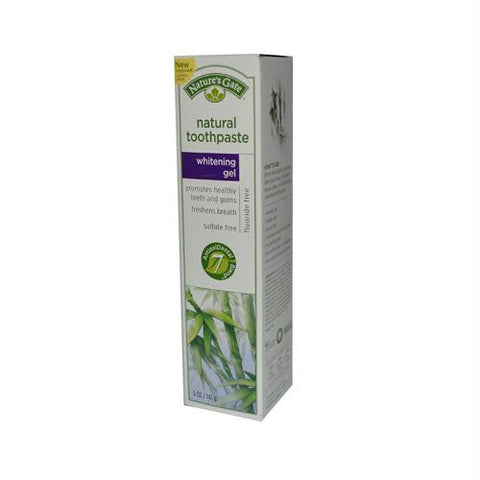 Natures Gate Natural Toothpaste Gel Whitening - 5 oz - Case of 6