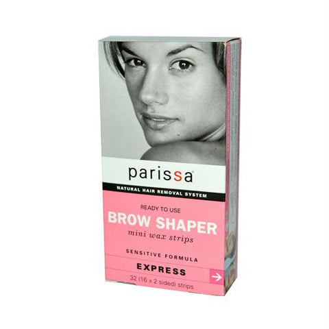 Parissa Natural Hair Removal System Brow Shaper - 32 Strips