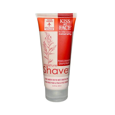 Kiss My Face Moisture Shave Pomegranate Grapefruit - 3.4 fl oz