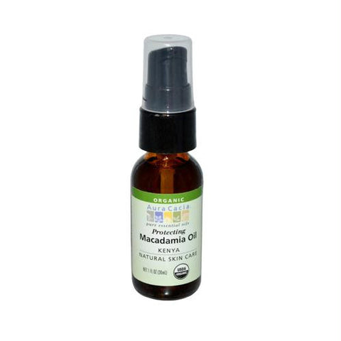 Aura Cacia Macadamia Skin Care Oil Certified Organic - 1 fl oz