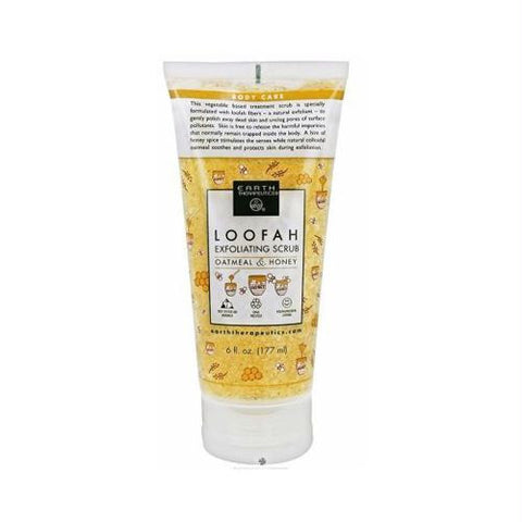 Earth Therapeutics Loofah Exfoliating Liquid Scrub Oatmeal and Honey - 6 fl oz