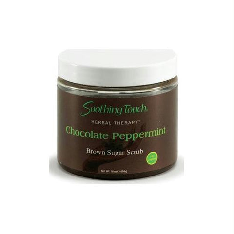 Soothing Touch Brown Sugar Scrub - Chocolate-Peppermint - 16 oz