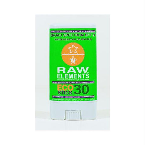 Raw Elements Eco Form Sunscreen Stick - SPF 30 Plus - .6 oz