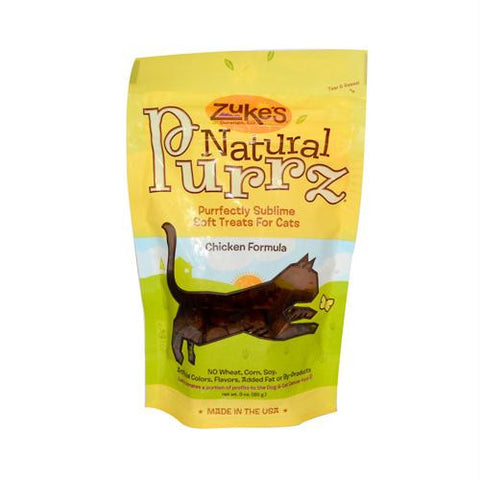 Zukes Natural Purrz Cat Treats Chicken - 3 oz