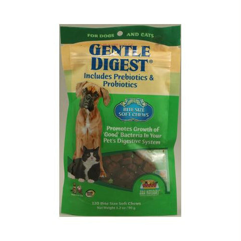 Ark Naturals Gentle Digest for Dogs and Cats - 120 Soft Chews