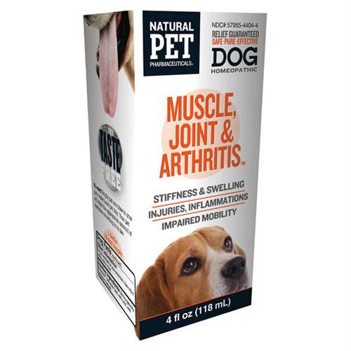 King Bio Homeopathic Natural Pet Dog - Muscle Joint and Arthritis - 4 oz