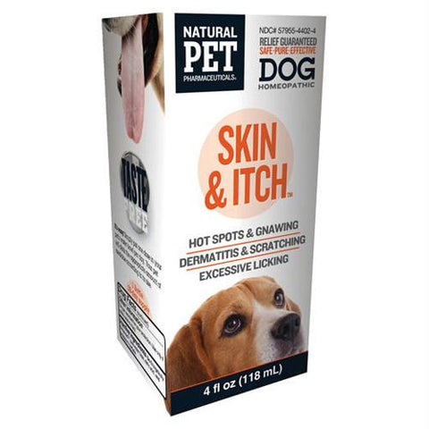 King Bio Homeopathic Natural Pet Dog - Skin and Itch - 4 oz