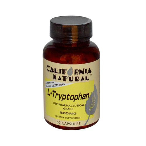 California Natural L-Tryptophan - 500 mg - 60 Capsules