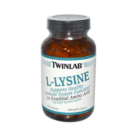 Twinlab L-Lysine - 500 mg - 100 Capsules