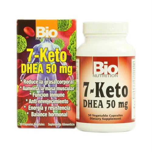 Bio Nutrition 7 Keto DHEA 50 mg - 50 Vegetarian Capsules