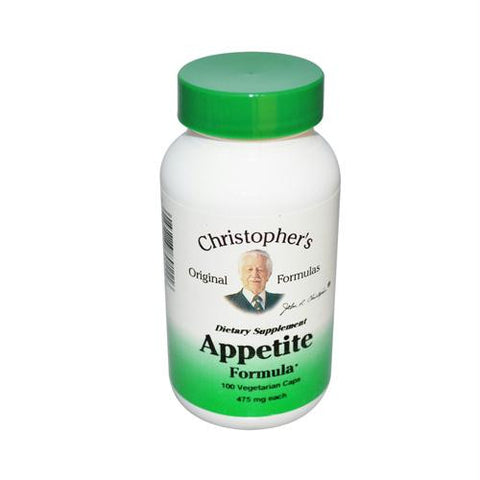 Christophers Appetite Formula - 475 mg - 100 Vegetarian Capsules