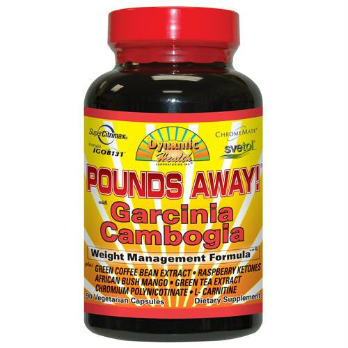 Dynamic Health Pounds Away Garcinia Cambogia - 90 Vegetarian Capsules