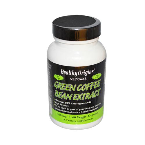 Healthy Origins Green Coffee Bean Extract 400 mg - 60 Vcaps