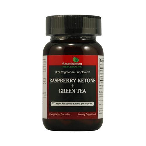 FutureBiotics Raspberry Ketone plus Green Tea - 60 Vegetarian Capsules