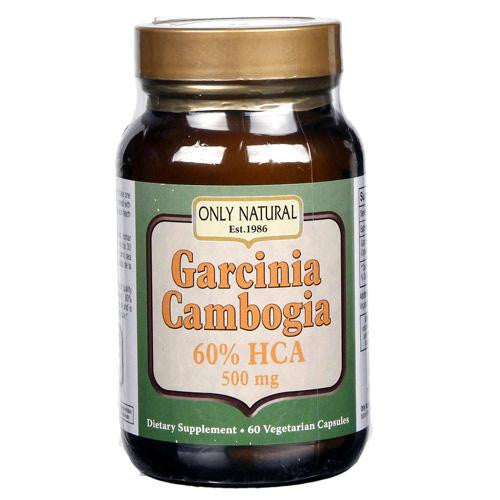 Only Natural Garcinia Cambogia - 500 mg - 60 Vegetarian Capsules