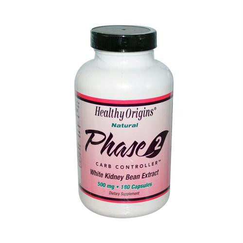 Healthy Origins Phase 2 Carb Controller - 500 mg - 180 Capsules