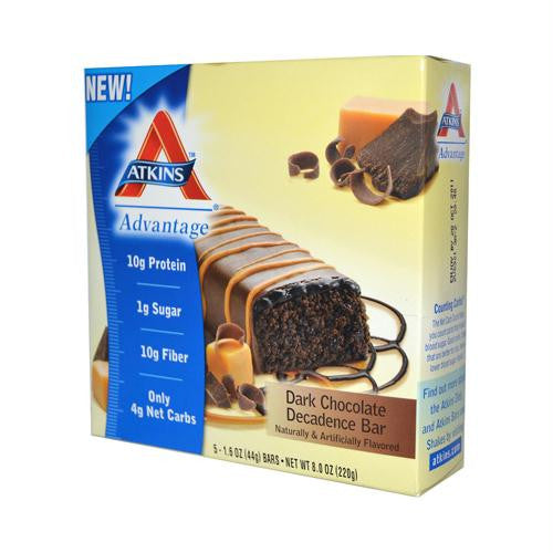 Atkins Advantage Bar Dark Chocolate Decadence - 5 Bars