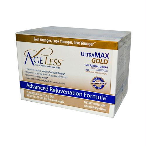 Ageless Foundation UltraMAX Gold with Alphatrophin Valencia Orange - 22 Packets