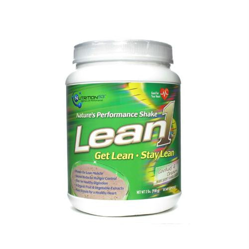 Nutrition53 Lean1 Natures Performance Shake - Cookies and Cream - 2 lbs