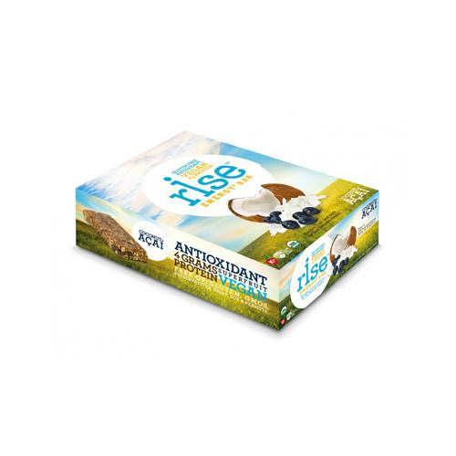 Rise Bar Energy Bar - Organic Coconut Acai - Case of 12 - 1.6 oz