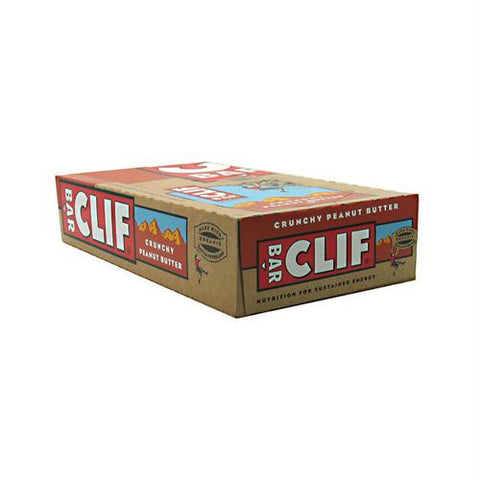 Clif Bar - Organic Crunch Peanut Butter - Case of 12 - 2.4 oz