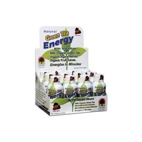 Natures Answer Green Tea Energy Display Center Case - Case of 12 - 2 oz