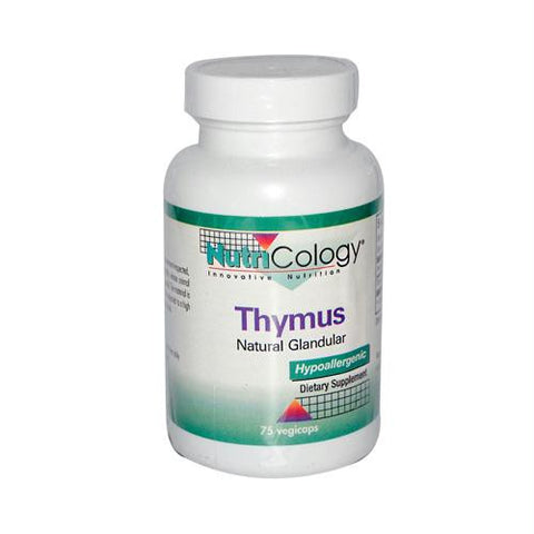 NutriCology Thymus Natural Glandular - 75 Vegetarian Capsules