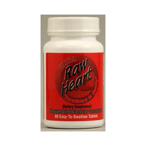 Ultra Glandulars Raw Heart - 60 Tablets