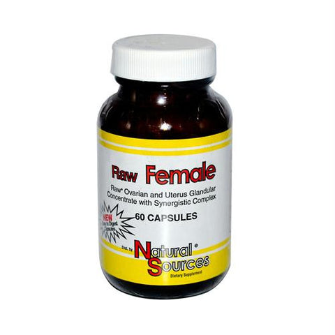 Natural Sources Raw Female - 60 Capsules