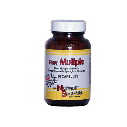 Natural Sources Raw Multiple - 60 Capsules