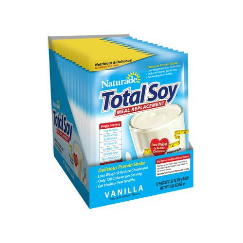 Naturade Total Soy Vanilla Packet - Case of 25 - 1.27 oz