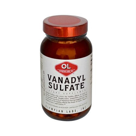 Olympian Labs Vanadyl Sulfate with Niacin - 20 mg - 100 Capsules