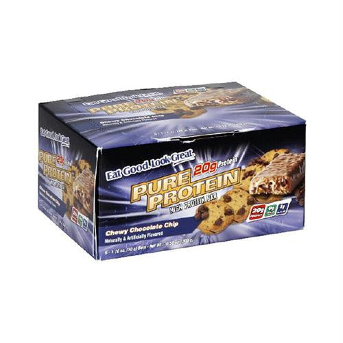 Pure Protein Bar - Chocolate Chip - Case of 6 - 50 Grams