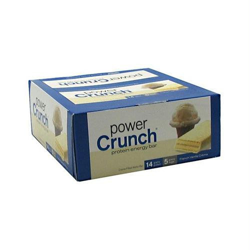 Power Crunch Bar - French Vanilla Cream - Case of 12 - 1.4 oz