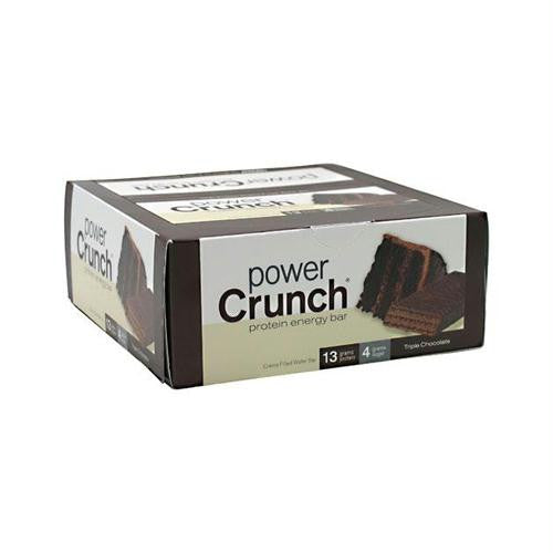 Power Crunch Bar - Triple Chocolate - Case of 12 - 1.4 oz