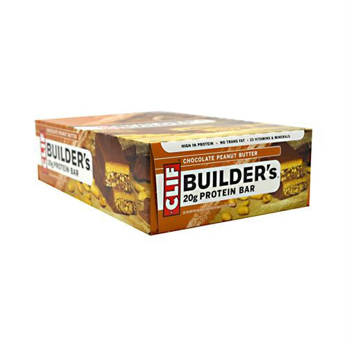 Clif Bar Builder Bar - Chocolate Peanut Butter - Case of 12 - 2.4 oz