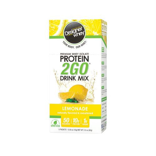 Designer Whey Protein To Go Packets - Lemonade - 5 Packets