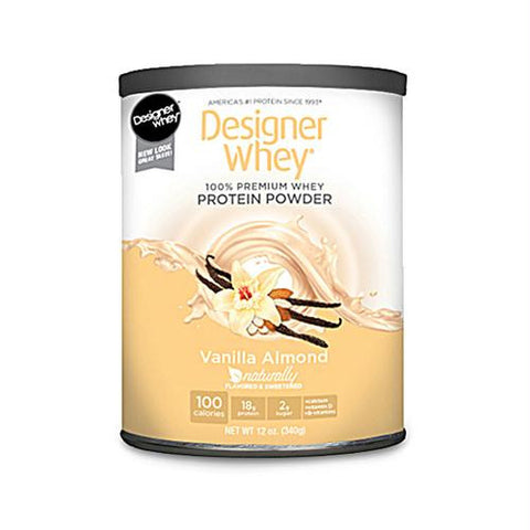 Designer Whey Protein Powder Vanilla Almond - 12 oz