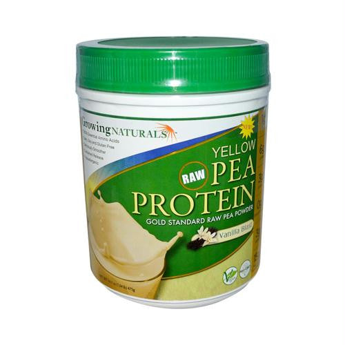 Growing Naturals Yellow Pea Protein - Vanilla Blast - 16 oz