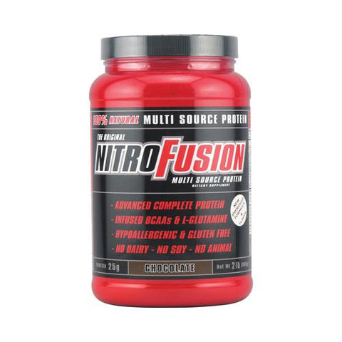 Nitro Fusion Multi-Source Protein Formula Chocolate - 2 lbs