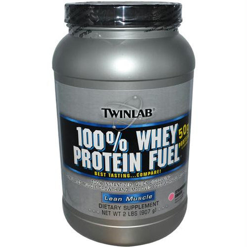 Twinlab 100% Whey Protein Fuel - Strawberry Smash - 2 lbs