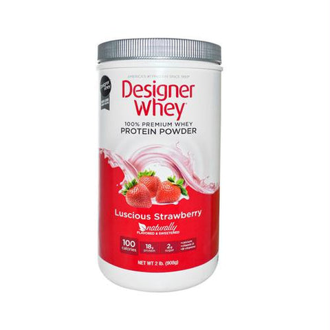 Designer Whey Protein Powder Strawberry - 2 lbs