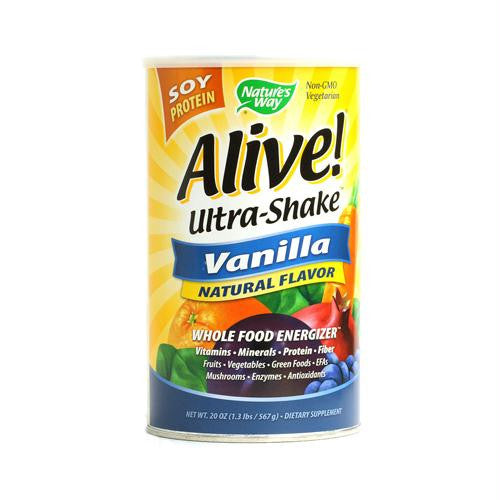 Natures Way Alive! Soy Protein Ultra-Shake Vanilla - 21 oz