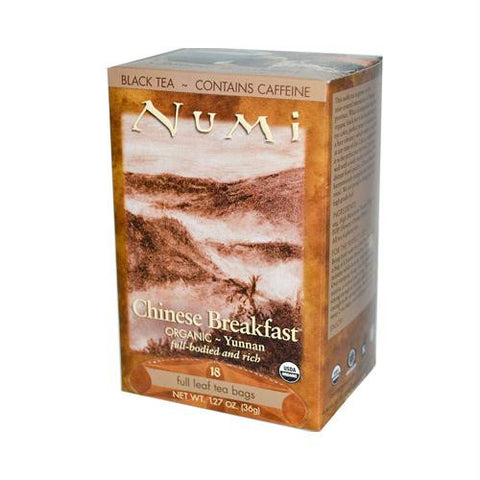 Numi Tea Organic Chinese Breakfast - Black Tea - 18 Bags