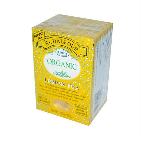 St Dalfour Organic Tea Lemon - 25 Tea Bags